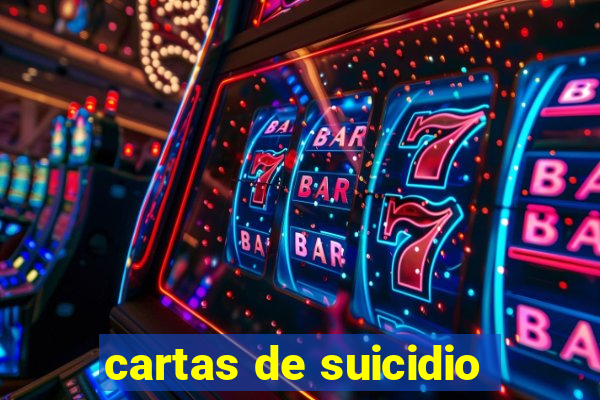 cartas de suicidio